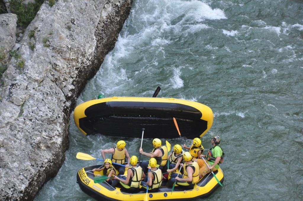 rafting río ésera huesca