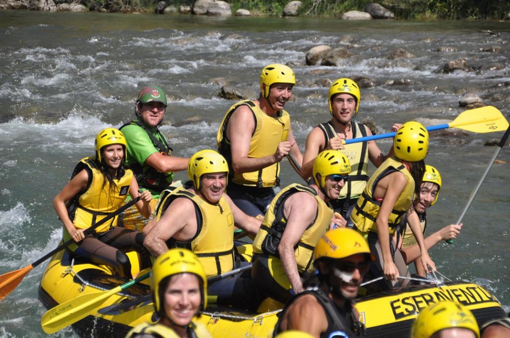 rafting río ésera huesca