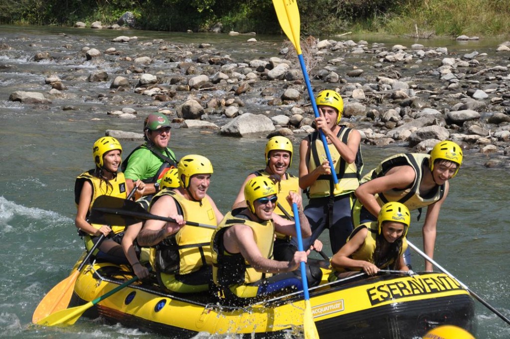rafting río ésera huesca