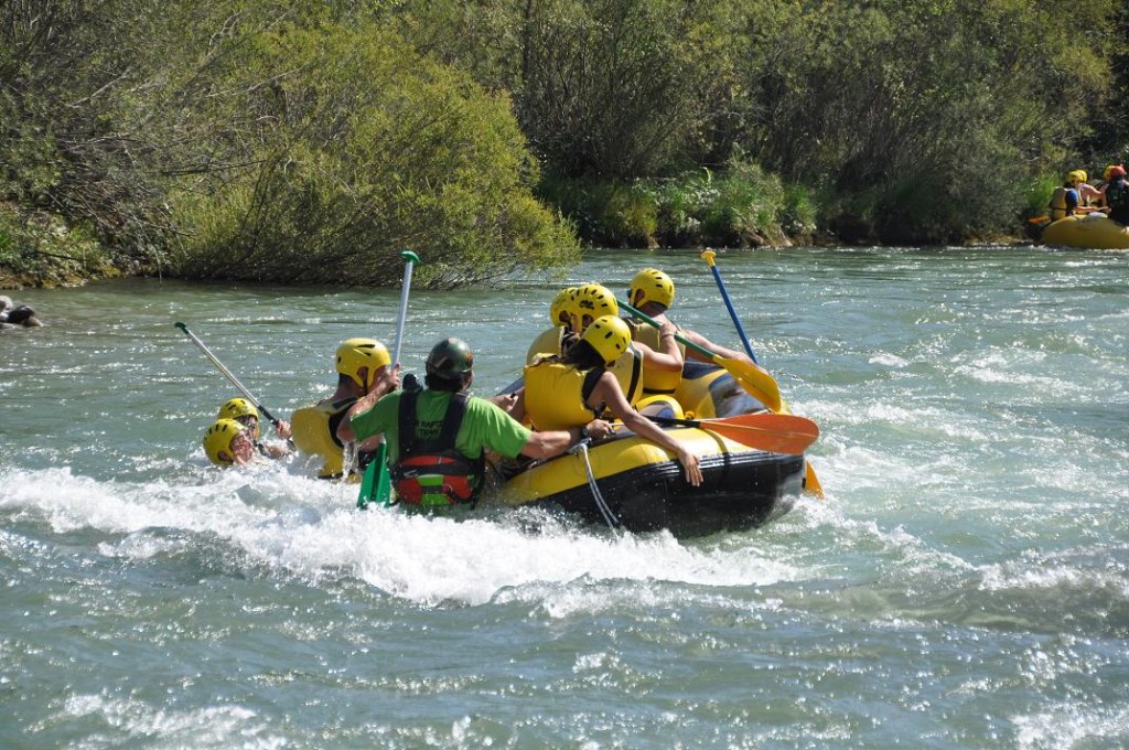 rafting río ésera huesca